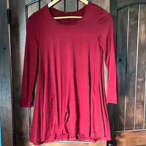 Maroon Rue 21 Dress